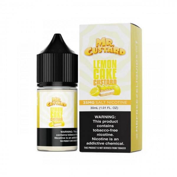 Mr. Custard TFN Salt - Lemon Cake Custard