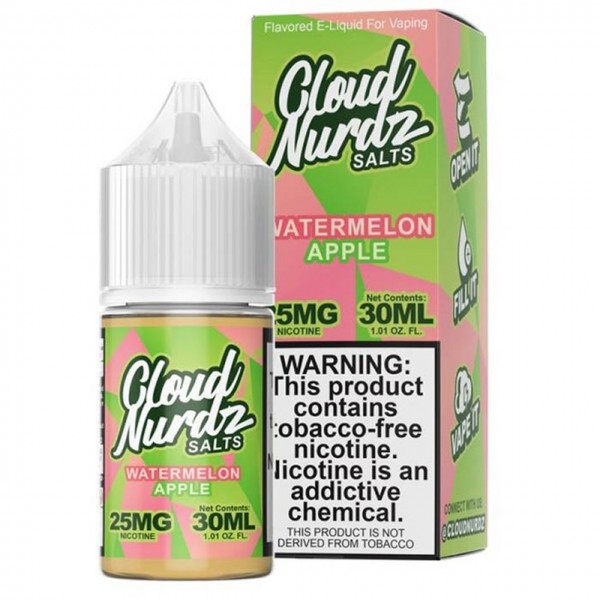 Cloud Nurdz TFN Salt - Watermelon Apple