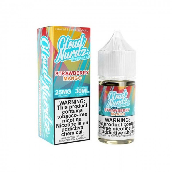 Cloud Nurdz ICED TFN Salt - Strawberry Mango