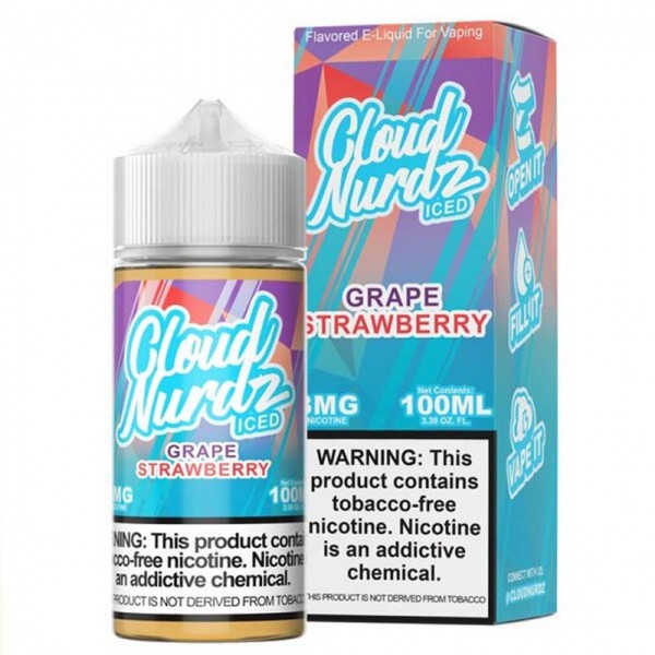 Cloud Nurdz ICED TFN - Grape Strawberry