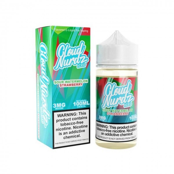 Cloud Nurdz ICED TFN - Sour Watermelon Strawberry