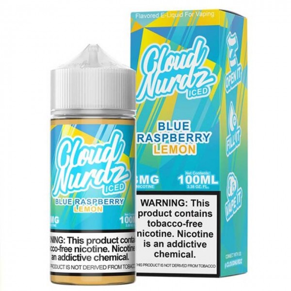 Cloud Nurdz ICED TFN - Blue Raspberry Lemon