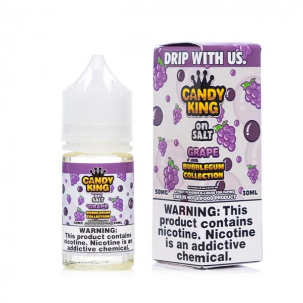 Candy King Bubblegum Salt - Grape