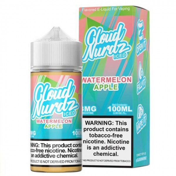 Cloud Nurdz ICED TFN - Watermelon Apple