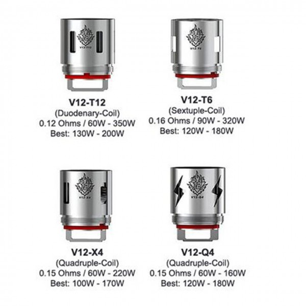 SMOK TFV12 V12-Q4 Replacement Coils