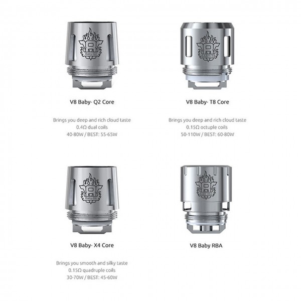 SMOK TFV8 Baby Beast X4 Replacement Coils