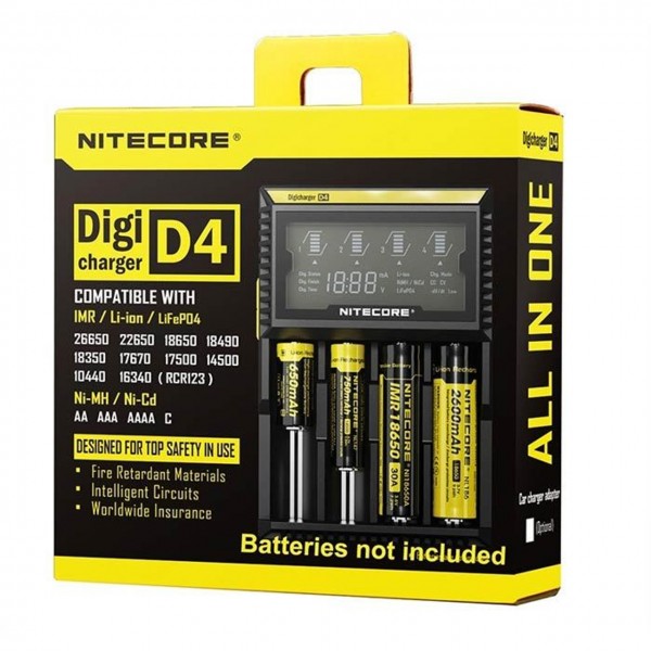 Nitecore D4 DigiCharger Battery Charger